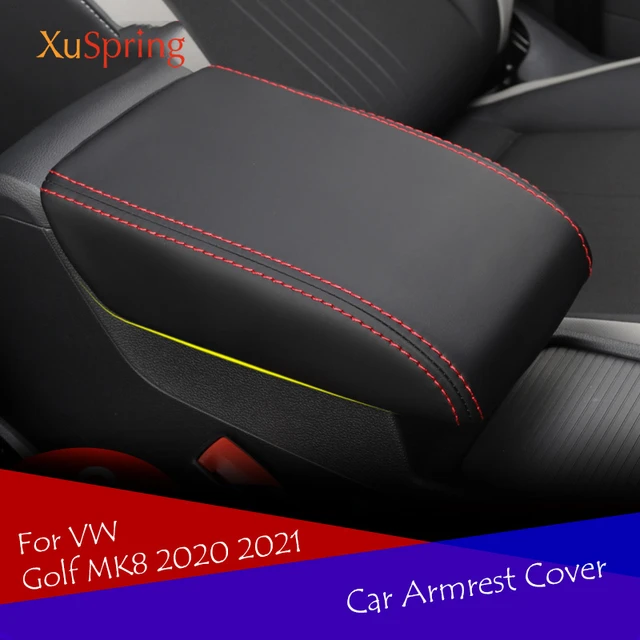 Auto Armlehne Konsole Abdeckung Kissen Unterstützung Box Top Matte Liner  Matte Fall Auto-stil für VW Golf 8 MK8 2020 2021 2022 - AliExpress