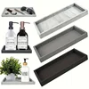 Multi-Purpose Silicone Vanity Tray For Bathroom Dressing Table Organize Soap Shampoo Perfume Jewelry 2