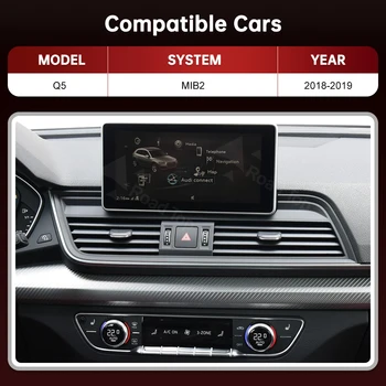 Para Audi Q5 2018-2019 Sistema MIB2 RoadTop 12.3 Pantalla Multimedia Inalámbrica para Auto con CarPlay, Android Auto, Airplay y Función Autolink 1