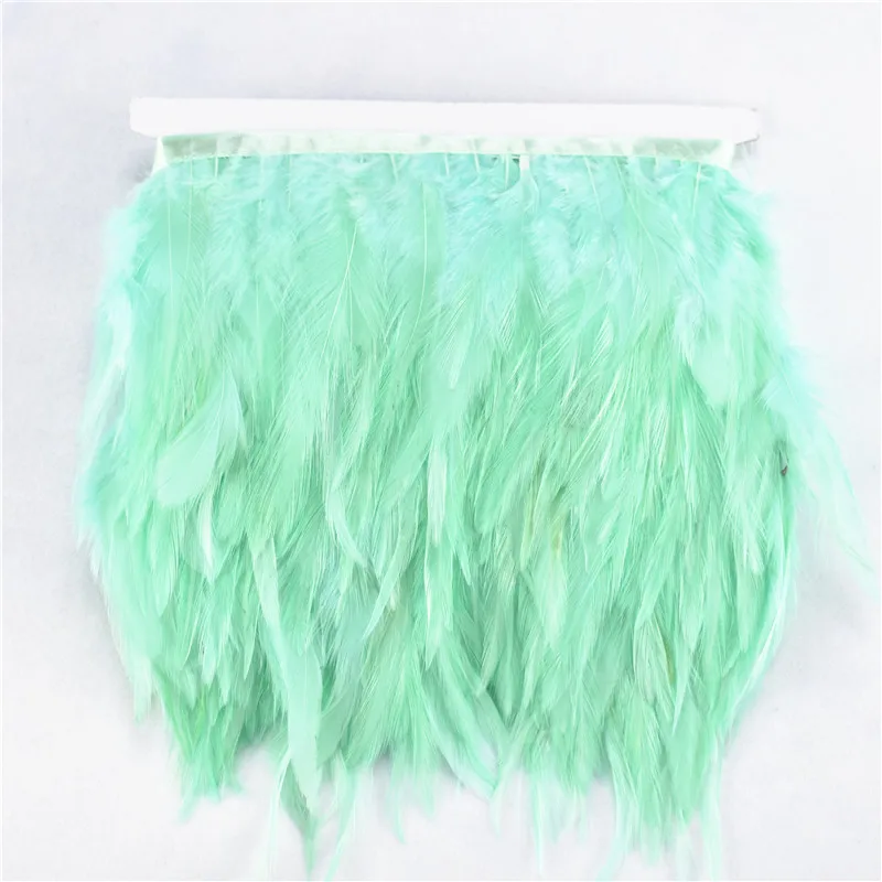 1Meters Saddle Pheasant Feathers on Tape Trim Fringe for Clothes Ribbon Sewing Trimmings Wedding Accessories Decoration pheasant feathers