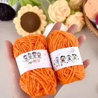 12Color Set Kids DIY Knitting Crochet Yarns Colorful Material For Needlework Sewing Hand Crafting Wool Ball Hat Dolls Soft Sewin 5