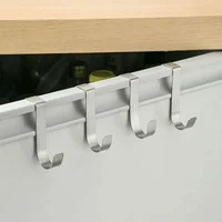S-Shaped Metal Hook Cabinet Door Hanging Rack Gadgets Holders Desk Shelves Kitchen Utensils Storage Organizer Bathroom Accessori 4