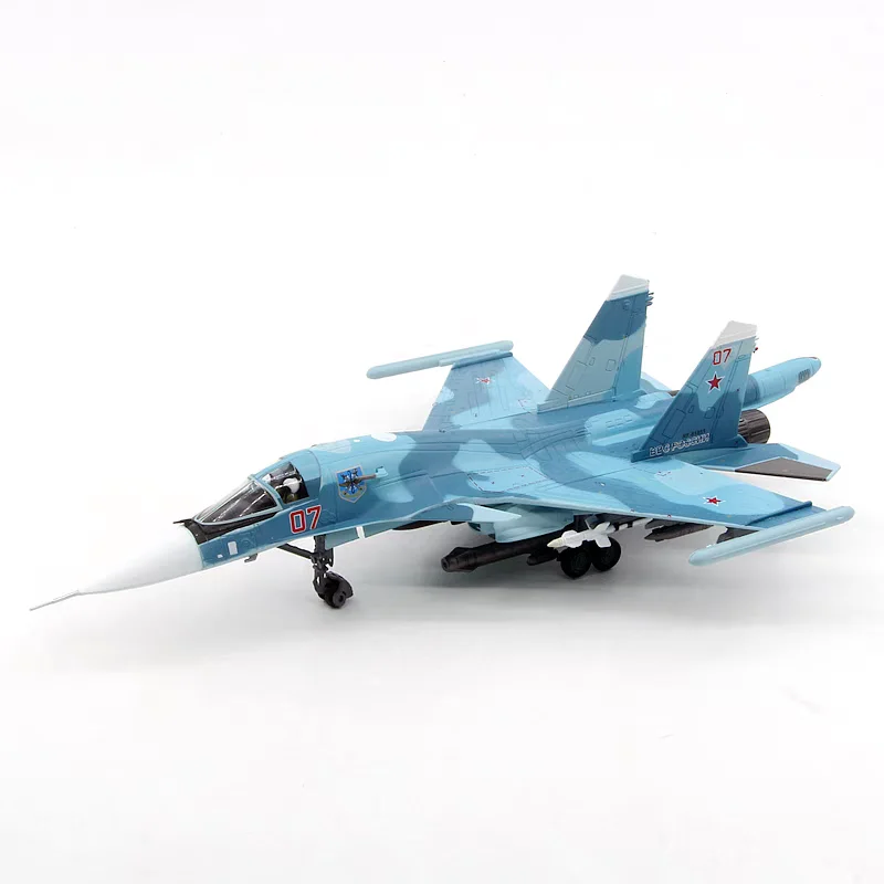 

1:100 Scale Russian Su-34 Fighter Aircraft Model Diecast Alloy Static Display Classics Souvenir Collection Ornaments Toys Gifts
