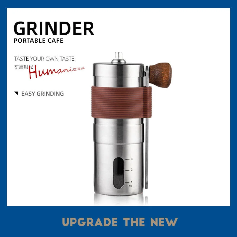 

Coffee Grinder Manual Stainless Steel Portable Mini Handmade Coffee Bean Grinder Professional Coffee Tool Coffee Accessories