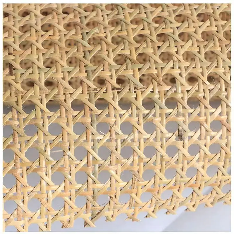 35-50cm Width Natural Cane Webbing Wicker Grid Indonesian Rattan