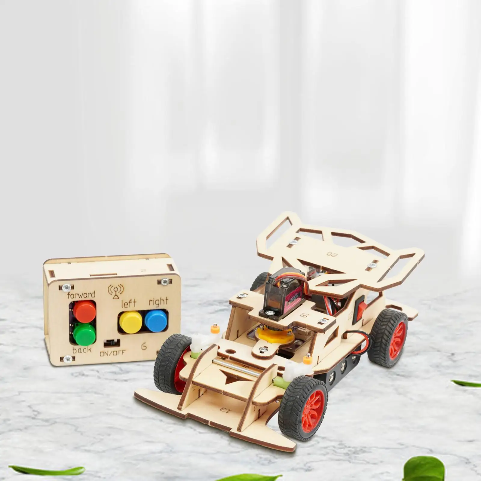 

DIY Mini Remote Control Car Toy DIY 3D Puzzle Toys for Kids Ages 8+ Year Old