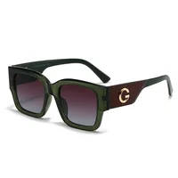 Lunettes de soleil de marque de luxe G Fashion pour femmes et hommes, lunettes carrées élégantes européennes et américaines, lunettes de créateur unisexes, protection UV400 6