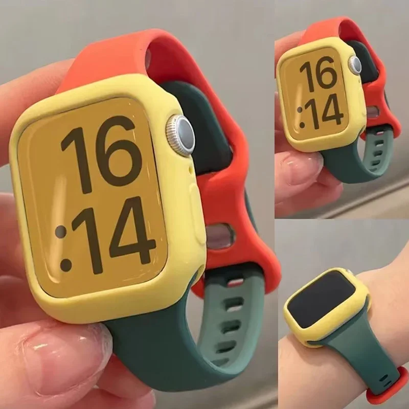 สายซิลิโคน Apple Watch สีสันสดใส ใส่สบาย ไม่ลื่น