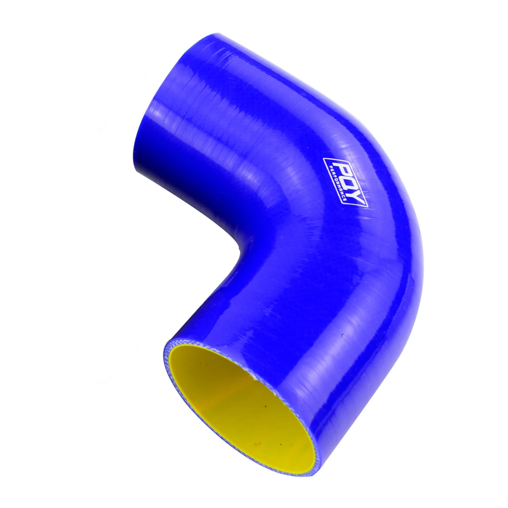 MUYI 90 Degree Silicone Hose Elbow - 4-Ply, ID 3" (76mm), For Turbo/Intercooler/Intake, Includes 2 T-Bolt Clamps - View #12