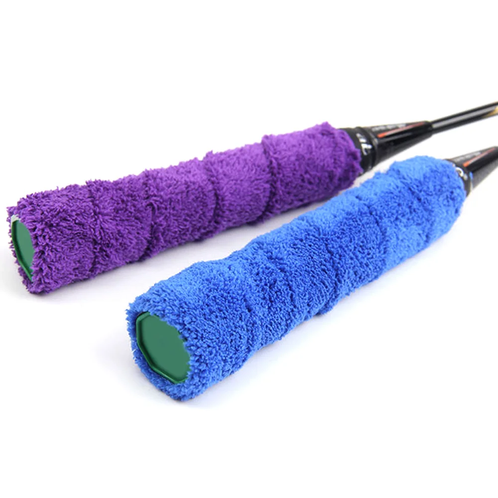 Large Plate Towel Glue Badminton Hand Glue Tennis Grip Tape Anti-Slip Absorb Sweat Racket Belt Microfiber 10 Meters Long