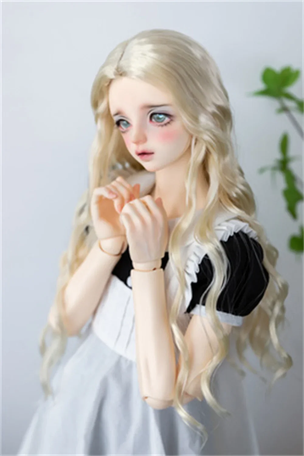 JD804 Curly BJD Synthetic Mohair Wig For OB11 YOSD MSD SD Blythe Hair Doll Wig e