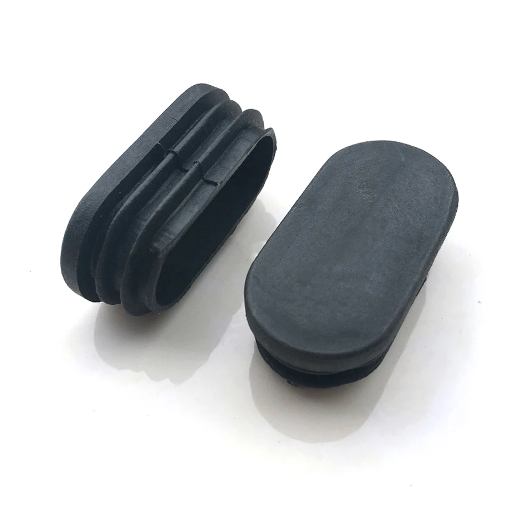 Oval Oblong Plastic Tubes End Caps Bungs Blanking Plugs Pipe Inserts Table Feet Chair Dust Cover Furniture Accessories 2/4/10pcs,pipe end cap,silicone rubber caps,rubber caps,silicone rubber plugs,floor protector caps