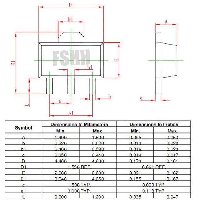 SOT-89-6L ׽Ʈ  SOT89-6L  ȭ ׽Ʈ  SOT89 輱 ͹̳ ϰ PCB