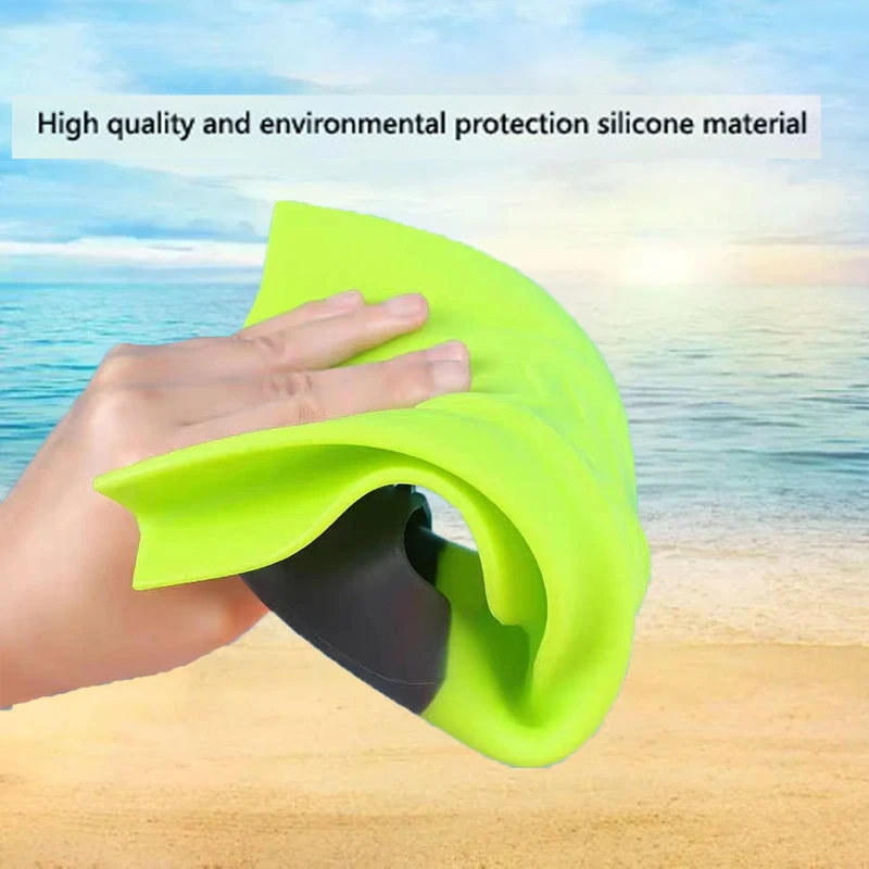 Professional Adult Flexible Comfort TPR Non-Slip Swimming Diving Fins Rubber Snorkeling Swim Flippers Water Sports Beach Shoes