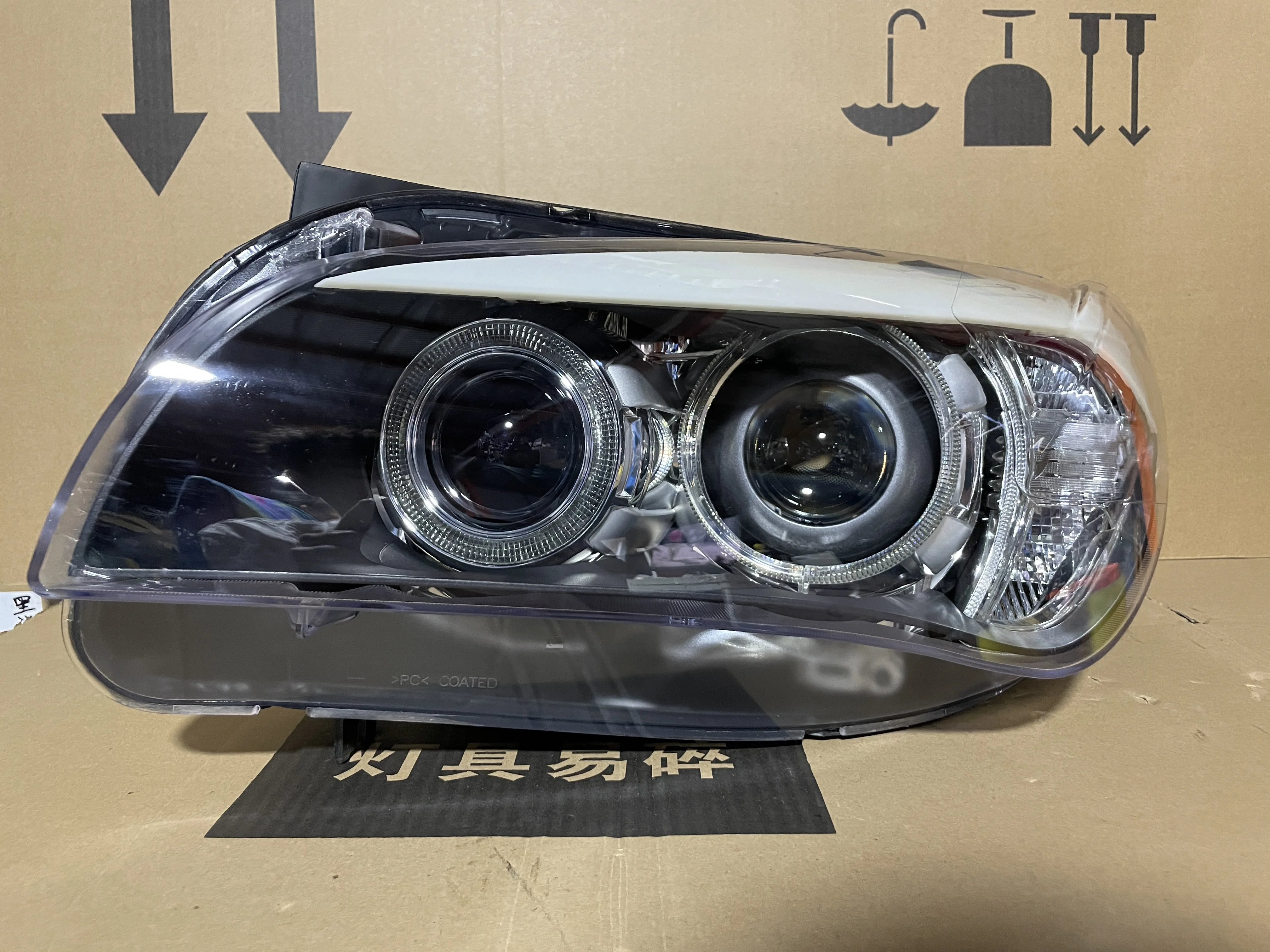 

Подходит для BMW X1 передние фары E84 фары 2010-2012 HID Ксеноновые фары Plug And Play обновление и модификация передней фары
