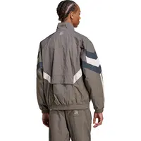 Veste tissée Adidas Real Madrid pour homme JI9479 gris coupe-vent de football 3