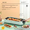 Electric Grill Smokeless Constant Temperature Adjustable Temperature Uniform Heat Removable Electric Grill for Home Cooking 3