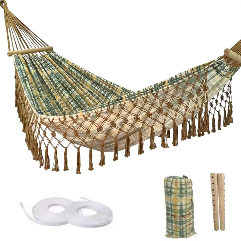 Hamaca Colgante Bohemian con Flecos