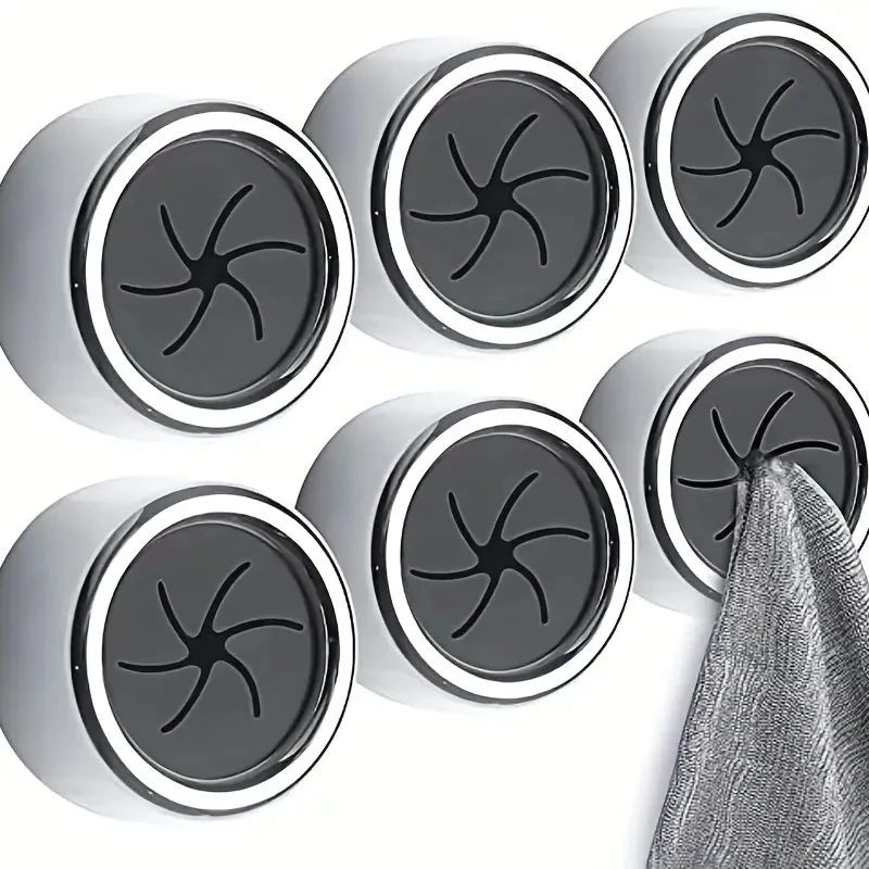 2Pcs Upgrade Your Kitchen With Waterproof Towel Hooks - Wall Mounted Self-adhesive And Ready To Use