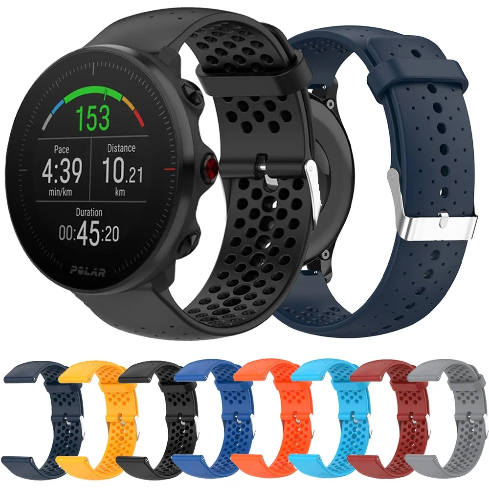 

Ремешок силиконовый для POLAR IGNITE 2 3 Band VANTAGE M2 M V3/ UNITE/GRIT X Pro/Pacer, сменный Браслет для наручных часов, 20 22 мм