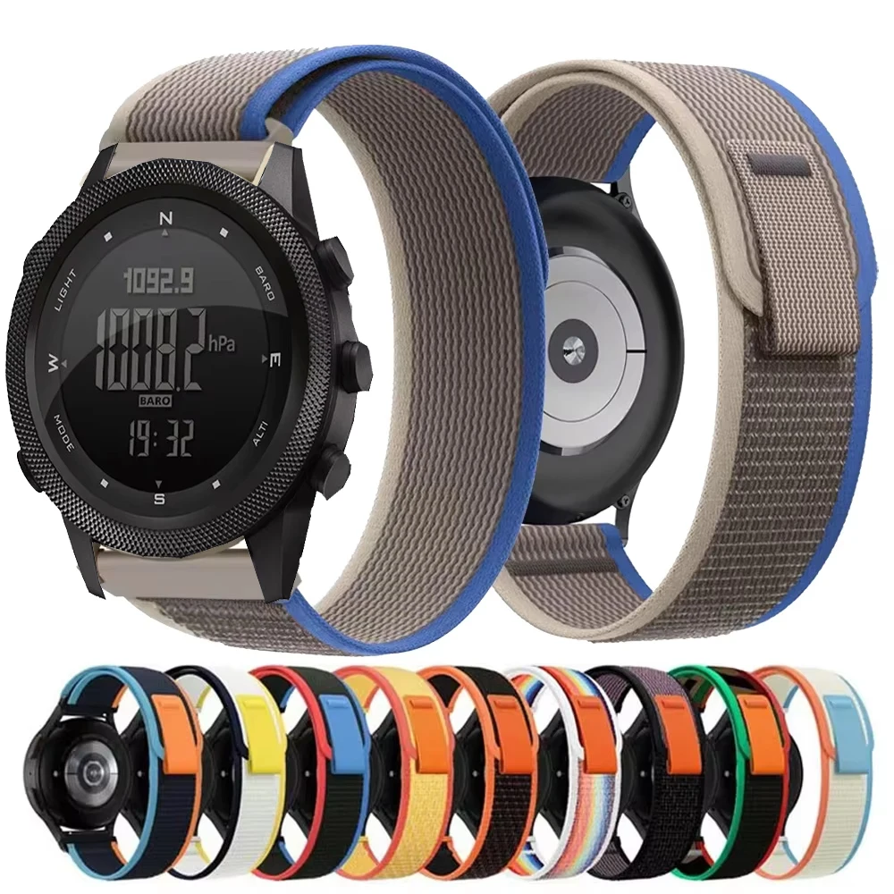 Sport Nylon Band - 22mm Trail Loop Strap Replacement Watchband Bracelet