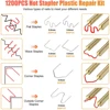 600PCS Automotive Plastic Repair Welding Nail Standard Pre Cut Wave Staples Bumper Bodywork Repairs Machine Welding Hot Stapler 3