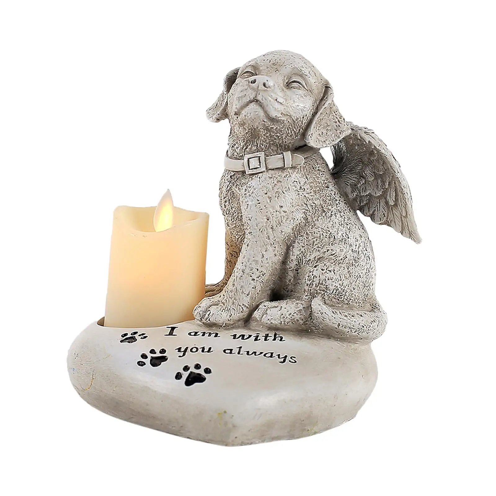 

Dog Memorial Statue Crafts Outdoor Sculptures Tribute Statue Loss of Dog Gift Resin Dog Ornament Dog Remembrance Gift