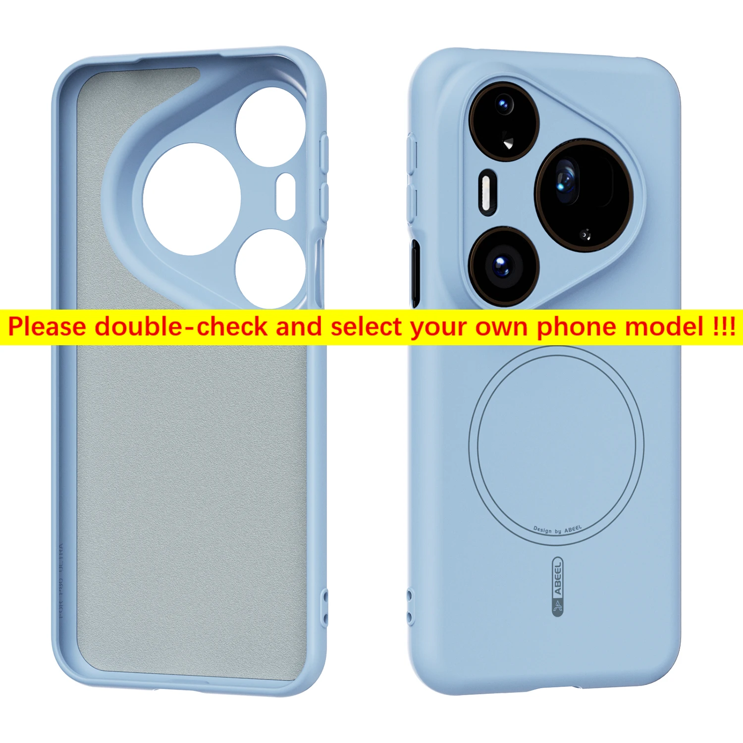 Magnetic Silicone Soft Touch Phone Case - Skin Friendly Feel