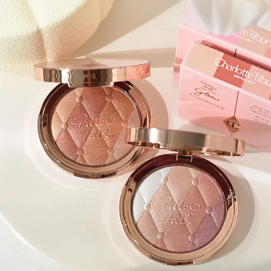Luxury Charlotte Love Dual-Tone Blusher & Eyeshadow Palette - Radiant Makeup Essential
