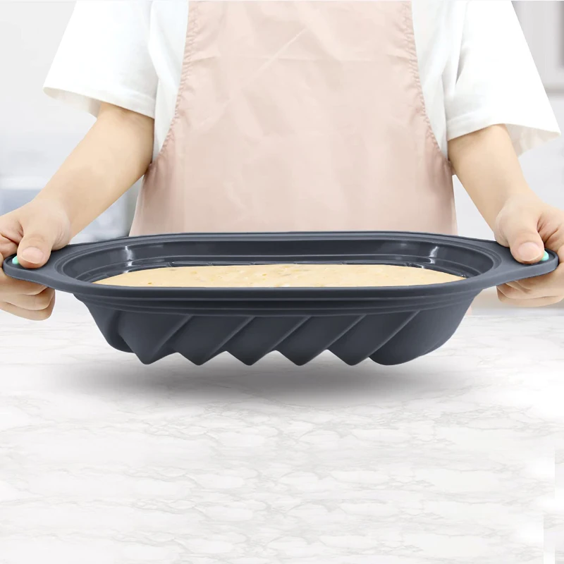 Fluted Design Pound Cake Baking Tools Food Grade Toast Tray Bread