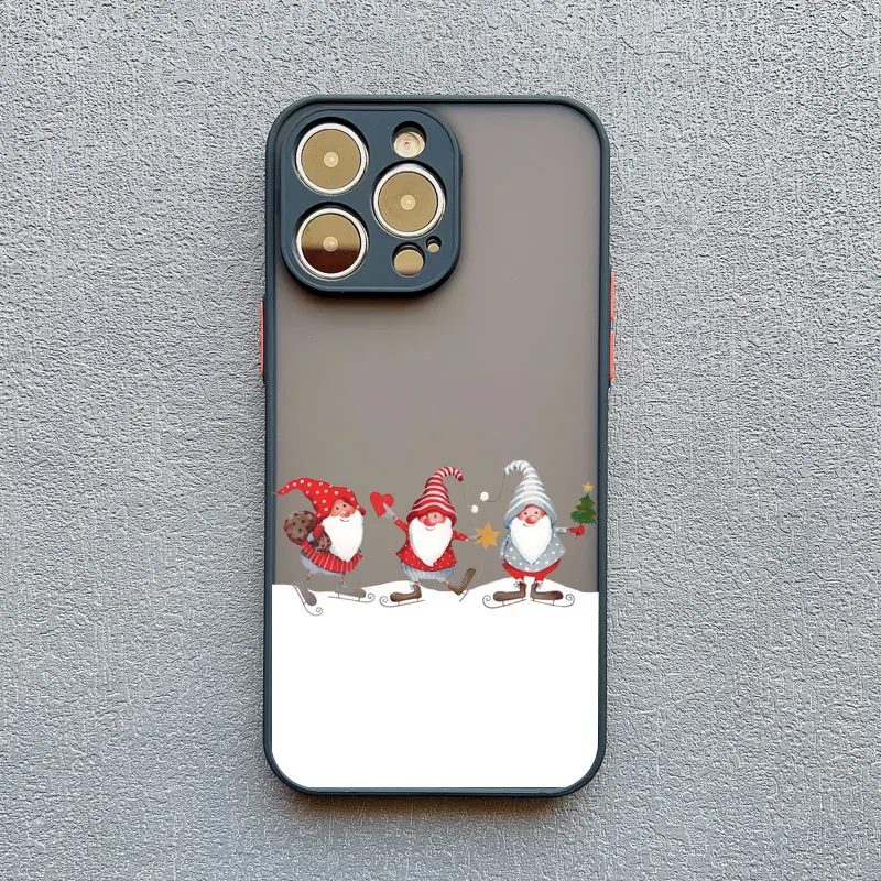 Neujahr Weihnachten Santa Claus Handy hülle für iPhone 14 13 12 11 Pro Max Mini 15 Pro Max xs xr x 15 14 8 7 plus süße Rück abdeckungen – Detail 10
