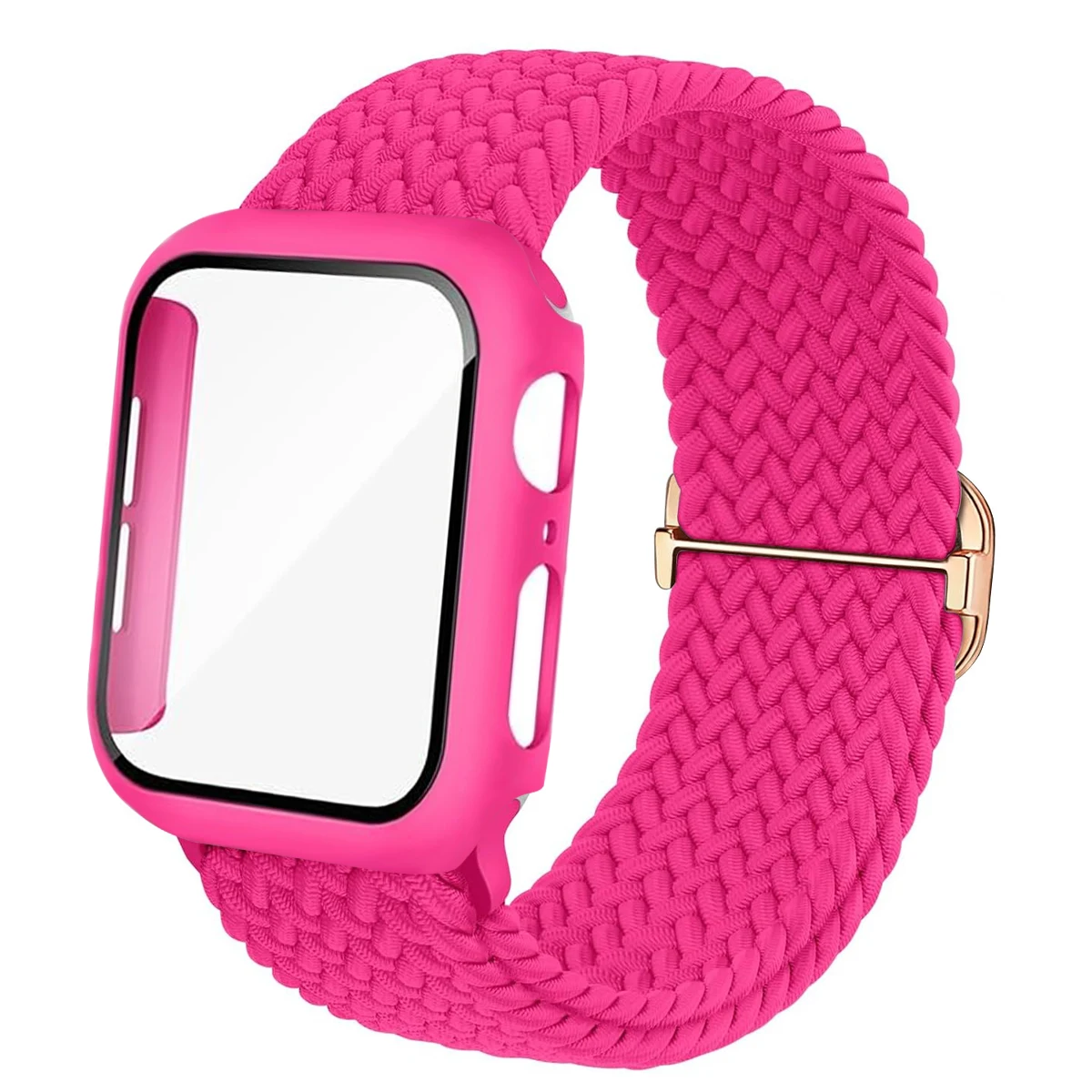 ตัวเลือกสินค้า สายนาฬิกาไนลอนระบายอากาศ+เคสป้องกันสำหรับ Apple Watch