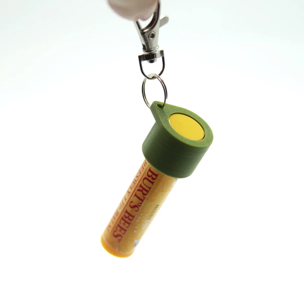 Lip Balm Portable Holder With Keychain hook - Lipstick Carrier - Locking type For Bees Lip Balm 6