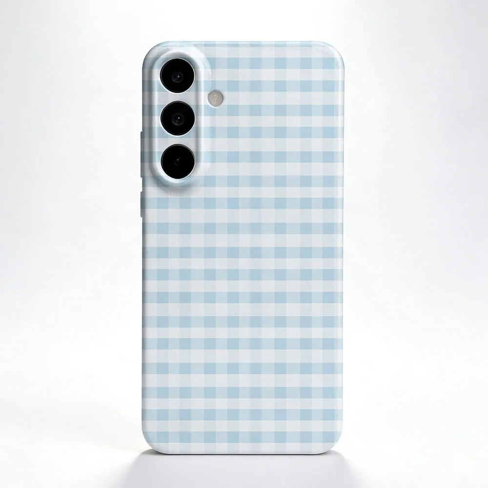 Simple Grid Pattern Hard PC Phone Case Cover