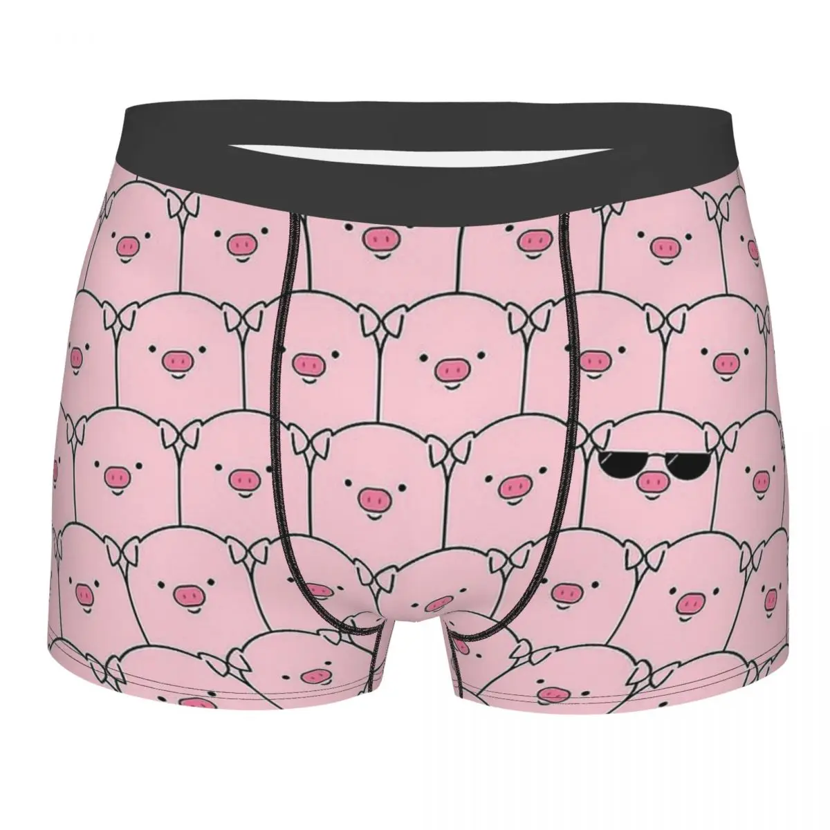 Animal Meme That Cool Pig Underpants Cotton Panties Man Underwear Print Shorts  Boxer Briefs