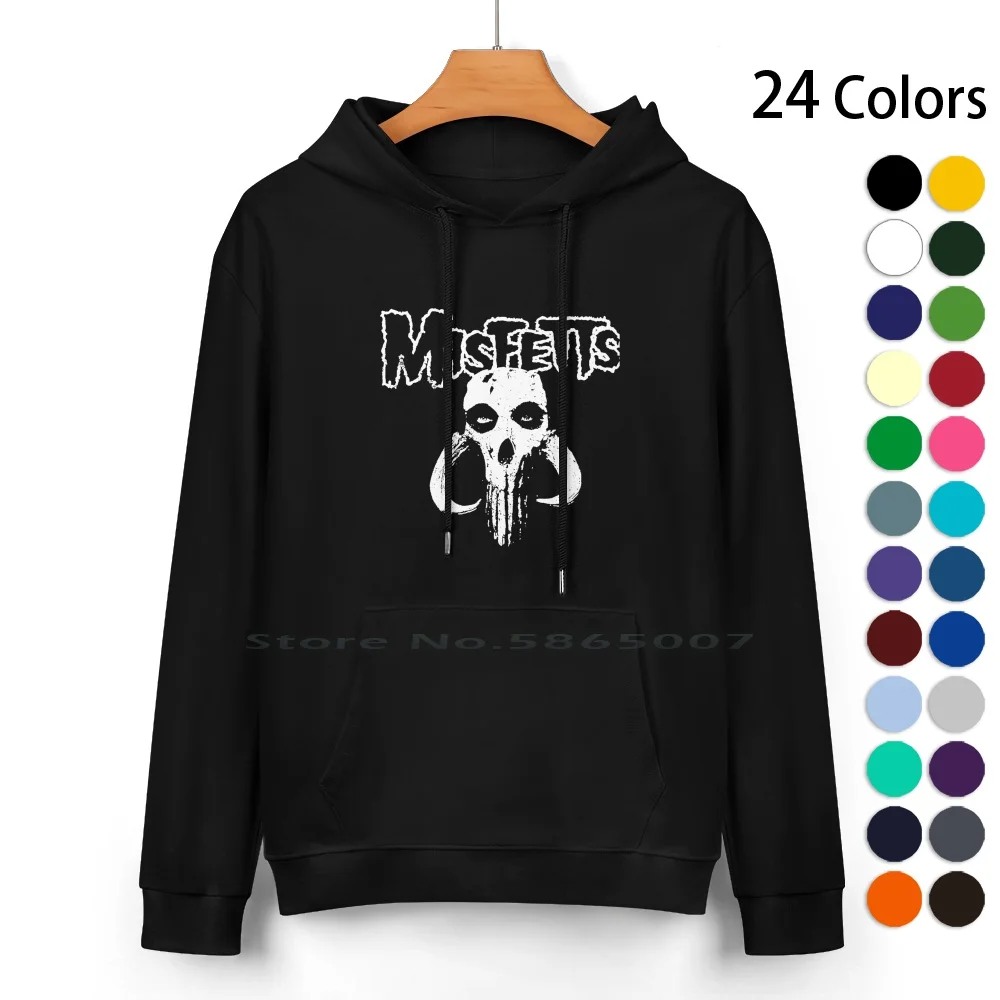Misfetts Felpa Con Cappuccio In Puro Cotone Maglione 24 Colori Bantha Boba Fett Jango Fett Jedi Grogu Mythosaur Punk Skull Questo È Il Modo 100%