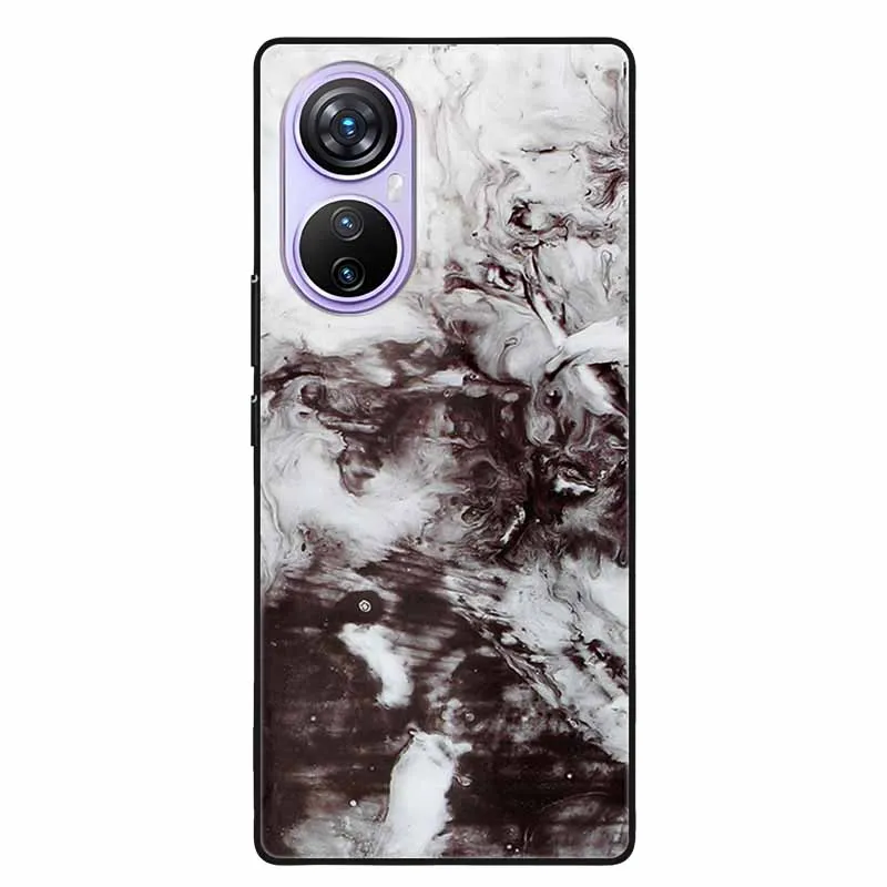 Lovely Marble Print Silicone TPU Phone Case - Soft Back Cover