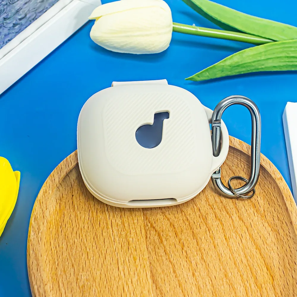 

С пряжкой для наушников, противоударный пылезащитный чехол для наушников, силиконовый чехол для хранения для Anker Soundcore P40i