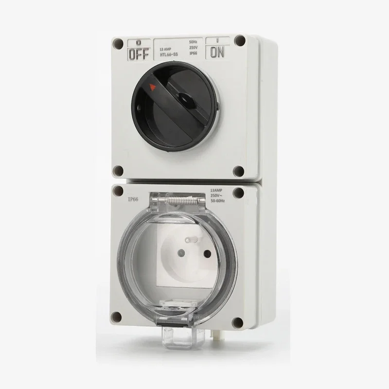IP66 220V Waterproof Dust Proof Outdoor Wall Power Socket Extremely ...