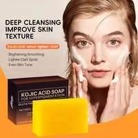 100g Kojic Acid Soap Glutathione Hand Soap Papaya Bath Soap Face Cleanser Makeup Remover 2