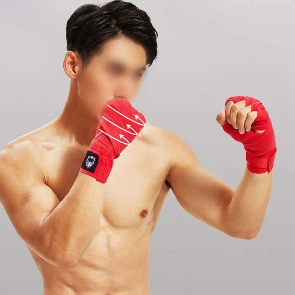 1 Pair KickBoxing Bandage Elastic Bandage Sanda Muay Thai Karate Sports Fist Fitness Hand Wrist Wrap Handband 1.5/3m