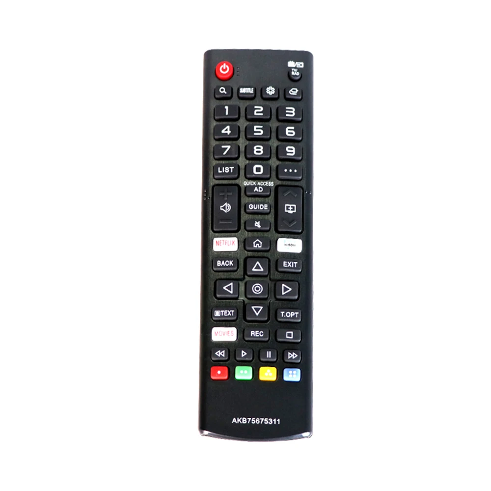 리모컨 NETFLIX 프라임 TV 리모컨 교체용 AKB75675301 AKB76037601 AKB75675311 AKB75675304 AKB75675301 