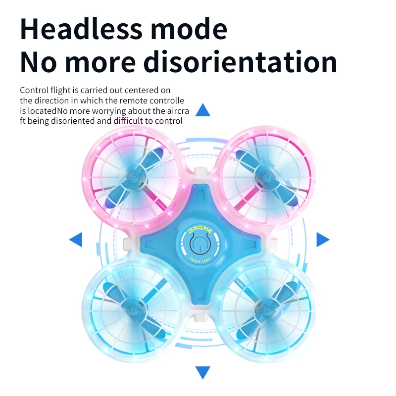 Mini Drone Ufo Quadcopter Dron Altitude Hold Remote Control - Main Image