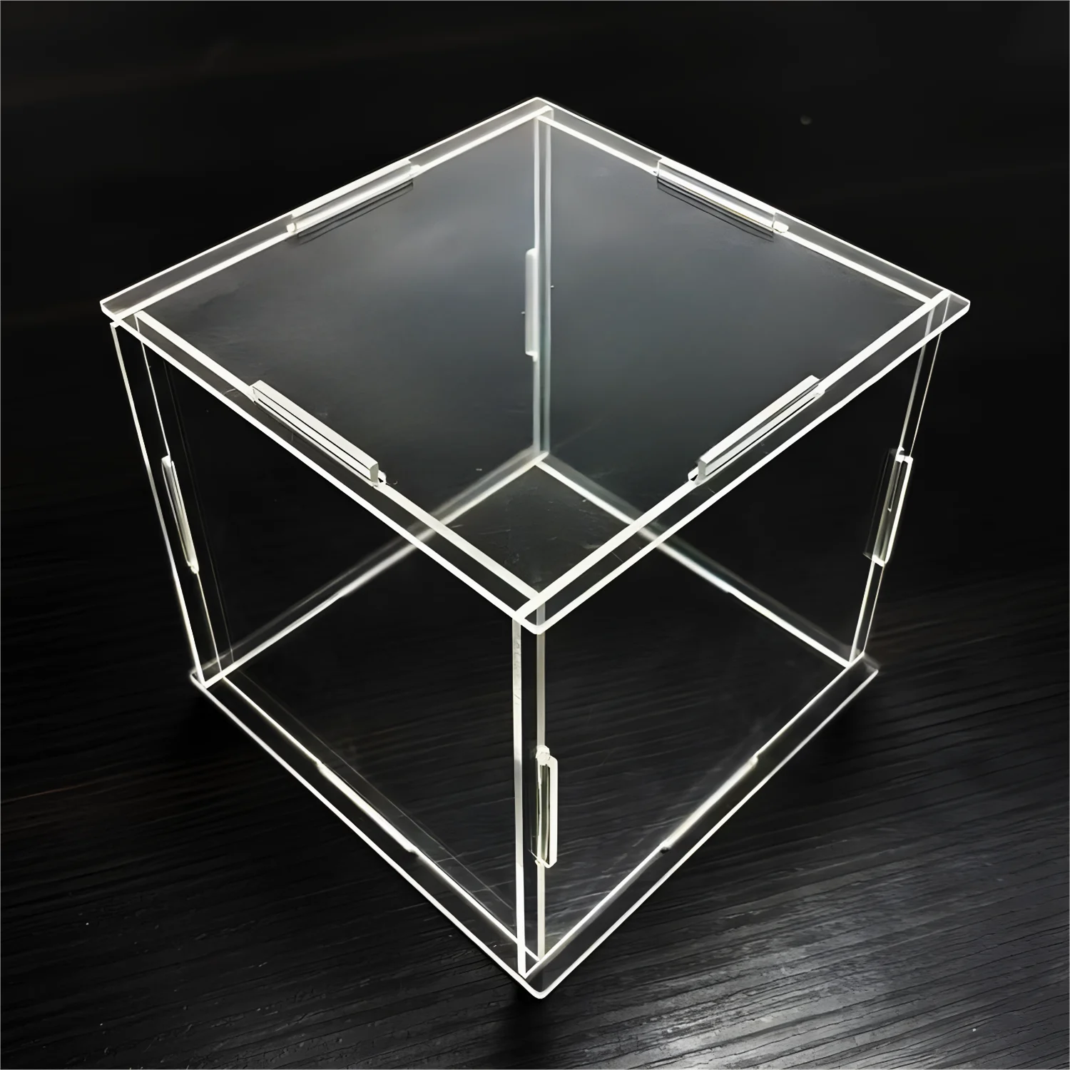 Clear Acrylic Display Case Countertop Box Organizer Stand Dustproof Protection Showcase for Action Figures/Toys/Collectible 1pcs acrylic display stand acrylic display case acrylic display box display stand