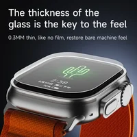 1-5 pièces verre trempé pour Apple Watch Ultra2 49mm protecteur d'écran anti-rayures pour iWatch secondes installation Film de protection 3