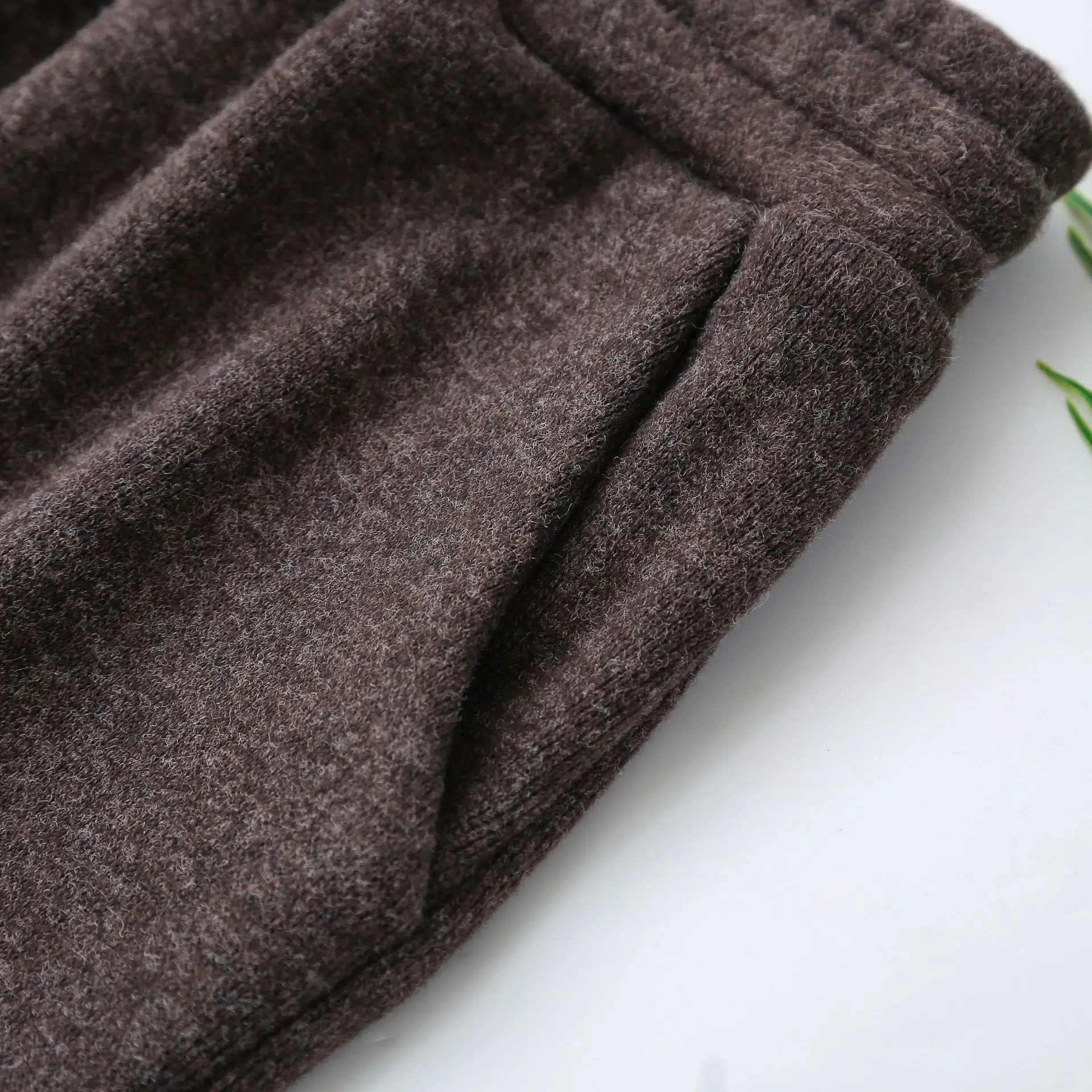 XXXXL Fashion Plus Size Women's Skirts Casual Fleece And Thickened Woolen Skirt Autumn And Winter 8606