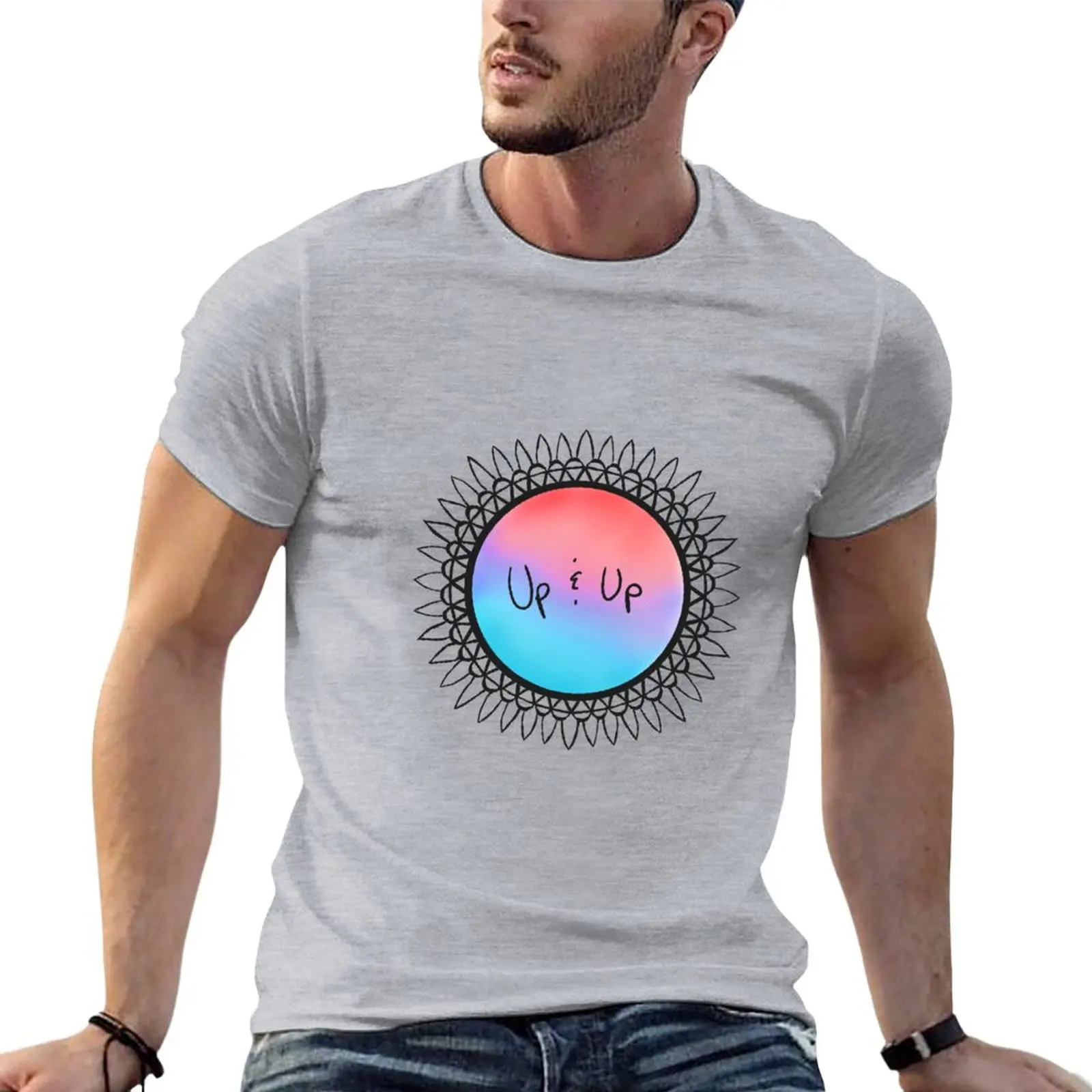 

Up & Up T-Shirt blanks tees anime anime clothes plain t shirts men