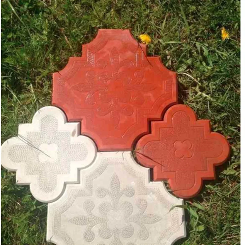 Road Side Stone Plastic Mold Highway Garden Path Cement Road Paving