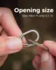 4 pcs small size titanium key ring, Titanium Key Chain Rings for Home Car Keys Organization 3