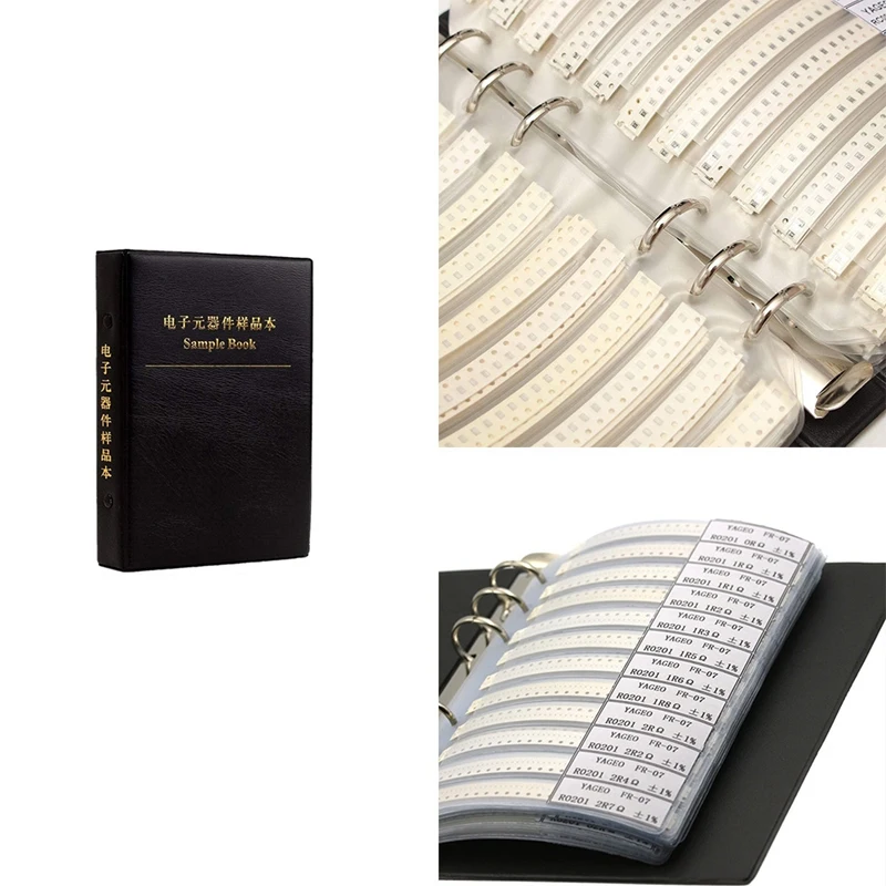 

Справочная книга емкости, 170 значение всех серий SMD Ohm конденсатор, 1% SMD Справочная Книга в ассортименте